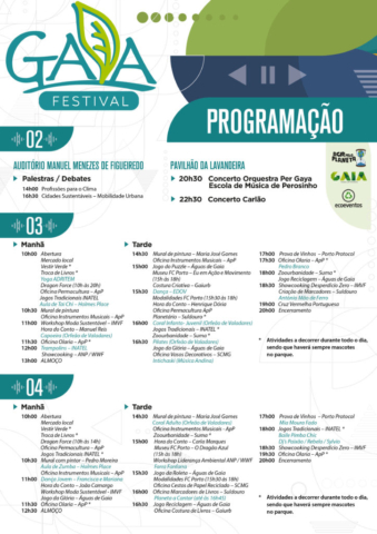 Cartaz Programação Festival