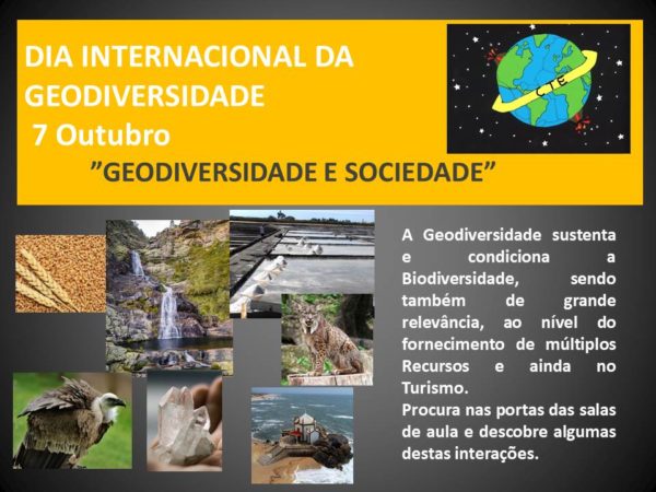 Dia Internacional da Geodiversidade – 7 outubro